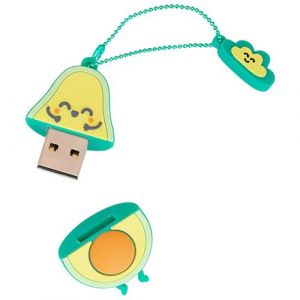 Clé USB 3.2 capacité 32GB Rapide Porte-clés avec protection Wondee Jaune