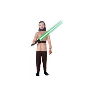 Deguisement star wars : qui gon jinn enfant 5/7 ans (combinaison + masque) - costume garcon - panoplie
