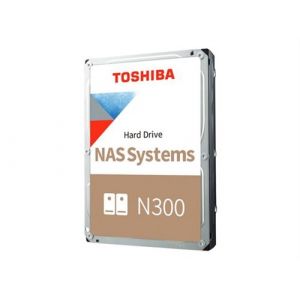 Toshiba N300 NAS MN10ADA800S - Disque dur - 8 To - interne - 3.5" - SATA 6Gb/s - 7200 tours/min - mémoire tampon : 512 Mo