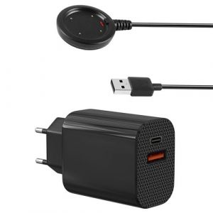 Chargeur Secteur 12W + Cable Compatible avec Polar Vantage M/Vantage M2 /Vantage V/Vantage V2/Ignite/Ignite 2/Grit X/Grit X Pro - Charge Montre Phonillico®