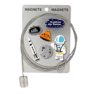 Câble porte photos et magnets - Magnetic Cable Astronaute - Pylones