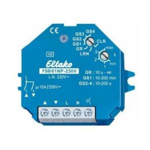 Actionneur radio enocean, commande de stores et rideaux &agrave; rouleaux, encastrable fsb61np-230v - eltako