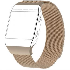 Strap-it Bracelet Milanais - compatible pour Fitbit Ionic (champagne)
