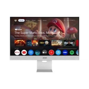 ASUS ZenScreen Smart MS32UC - &Eacute;cran LED - 32" (31.5" visualisable) - 3840 x 2160 4K @ 60 Hz - IPS - 400 cd/m&sup2; - 1000:1 - DisplayHDR 400 - 5 ms - HDMI, DisplayPort, USB-C - haut-parleurs - argent