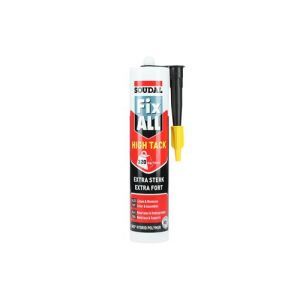 Mastic colle Fix All High Tacknoir cartouche 290ml - SOUDAL - 100272