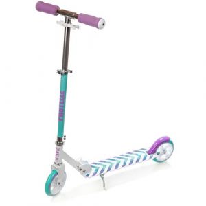 Trottinette grande roue Pastelle RAVEN Enfant Mixte Glisse urbaine Blanc/Bleu/Violet