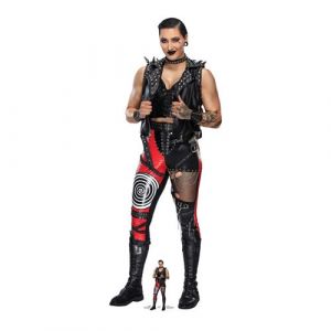 STAR CUTOUTS Figurine en carton – Rhea Ripley – Tenue de Combat – Catch WWE - Haut 172 cm