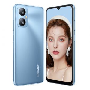 Blackview A52 PRO Smartphone Bleu : 6.5 écran 4Go+128Go dual sim 4G 5180mAh Android 13 -(Poids 184g)