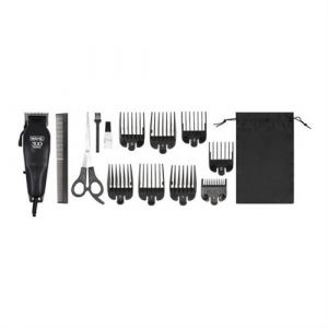 Tondeuse cheveux Home Pro 300 - WAHL 20102.0460 - Kit 15 pieces - 8 guides de coupe 3 mm a 25 mm - Filaire