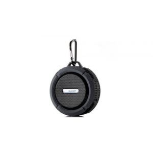 Enceinte bluetooth sport pour sony xperia xz2 premium smartphone ventouse haut-parleur micro waterproof (noir)