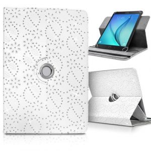 Etui de Protection et Support (Dimensions 27,5cm x 19cm), Diamant Blanc pour Archos Core 101 3G / 4G