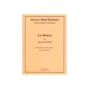 Partitions Classique Combre Rossini Gioacchino - La Danza - Flute Et Piano Flûte Traversière