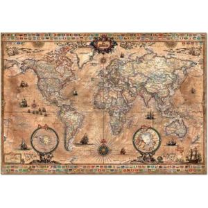 Puzzle adulte mappemonde - 1000 pieces - educa collection carte du monde - nouveaute