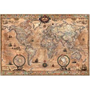 Puzzle adulte mappemonde - 1000 pieces - educa collection carte du monde - nouveaute