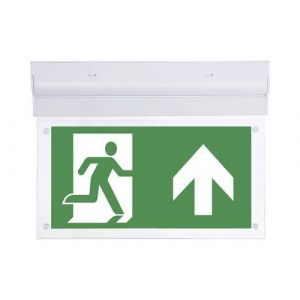 B-SAFETY BR599130 Eclairage LED dissue de secours montage apparent au plafond Sortie, issue de secours, droite, gauche