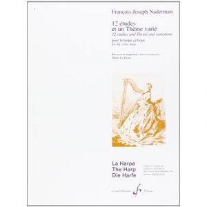 Naderman F. 12 Etudes Et Un Theme Varie Pour La Harpe Celtique
