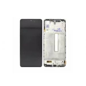 Original Ecran Complet LCD + Vitre Tactile Sur ch&acirc;ssis Noir Pour Galaxy M53 5G M536 GH82-28812A