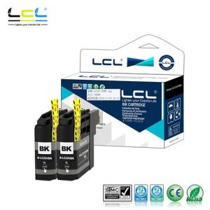 LCL Cartouche d'encre Compatible LC22U LC22UBK XL (2Noir) Remplacement pour Brother DCP-J785DW MFC-J985DW