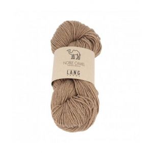 Fil &agrave; tricoter de chameau NOBLE CAMEL - Lang Yarns(...) - Marron (01)