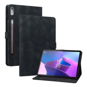 &Eacute;tui Tablette Lenovo Tab P11 Pro Gen 2 11.2 Cuir PU Rose Porte-Cartes Support Stylet-Noir