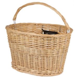 M-Wave panier de vélo roseau 27 litres marron