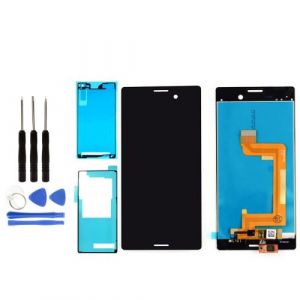 Pour sony xperia m4 aqua r&eacute;pare ecran lcd vitre tactile+adhEsif et outils noir