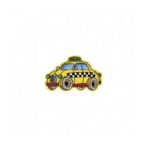 Ecussons Thermocollant Véhicules 4 X 5 cm - Mediac(...) - Taxi Jaune
