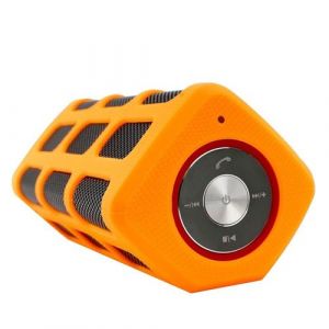 Enceinte Bluetooth Waterproof 10W Portable Avec Power Bank 5200mAh et Micro Intégré Orange YONIS