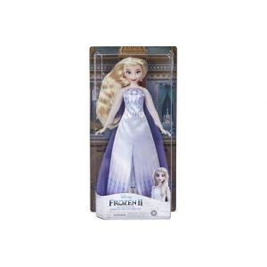 Poupee reine des neiges ii : elsa robe princesse - disney - set collection poupee mannequin + 1 carte offerte