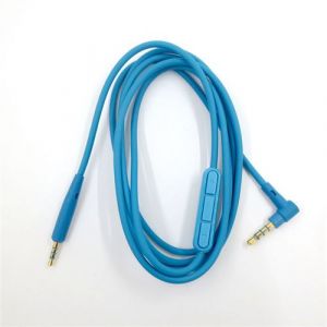 C&acirc;ble fiche 3,5 mm audio avec contr&ocirc;le pour casque Bose QuietComfort QC25 QC35 OE2 OE2i AE2 Bleu