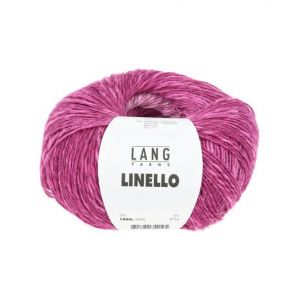Pelote de lin et coton à tricoter Linello - 100GR - Lang Yarns(...) - 265 Rose