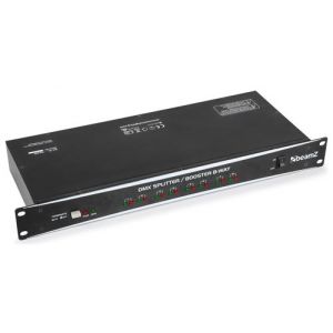BeamZ R&eacute;partiteur DMX - Amplificateur DMX, Booster DMX 8 Sorties