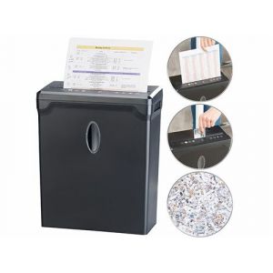 General Office : Destructeur de documents A4 coupe croisée avec réservoir 10 L