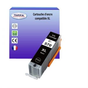 Cartouche compatible avec Canon PGI-570 XL Noire pour Canon Pixma TS8050, TS8051, TS8052, TS8053, TS9050, TS9055