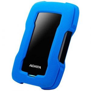 ADATA HD330 - Disque dur - 1 To - externe (portable) - USB 3.1 - AES 256 bits - bleu
