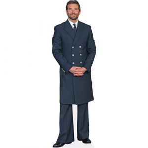 CELEBRITY CUTOUTS Figurine en carton Bradley Cooper en manteau- taille r&eacute;elle