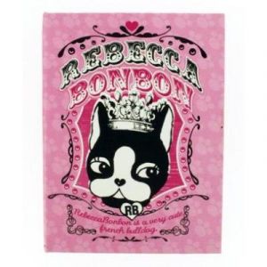 Rebecca bonbon - livret mini-notes stickers rose