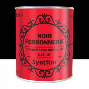 Peinture ferronnerie extérieur SYNTILOR, noir, 0.25 l