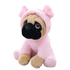 24cm Puppy Cartoon peluche Cute Dress Up Puppy Doll Peluches Interactive