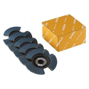 Rhodius Pack de 5 - Disque à lamelles - PROLINE - VISIO PRO PACK - 125 X 22,23mm - Grain 80