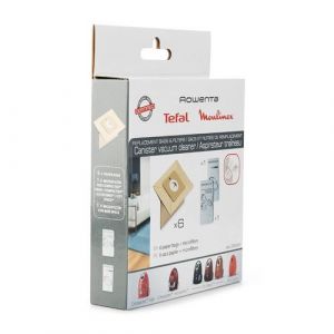 Bo&icirc;te de 6 sacs + filtres (ZR003901 MT000501) pour Aspirateur MOULINEX