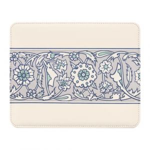 Fabulous Tapis de souris Simili Cuir Frise Floral Vintage (22 x 18 cm)