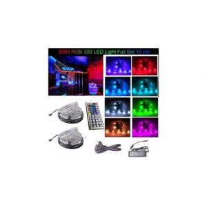 10m 5050 led rgb strip lights changement de couleur éclairage de cuisine tape ampoule led