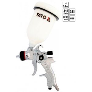 Yato Pistolet HVLP Pistolet pulvérisateur Air 0,6 L 1,4 mm