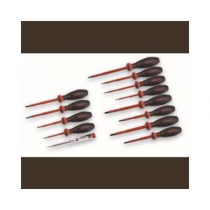 Cimco Cimco Werkzeuge VDE Jeu de tournevis 13 pi&egrave;ces vis &agrave; fente, cruciforme Phillips, vis Pozidriv, TORX&reg; int&eacute;rieur