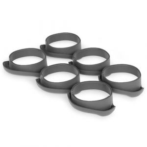 6 x &Eacute;couteurs en Silicone Embouts d'oreilles Crochets pour Bose QuietComfort Ultra Casque &Eacute;couteurs en Gris