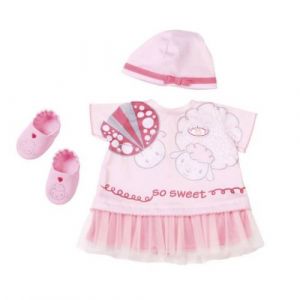 Baby Annabell Ensemble de vêtements rose d'été 4 pièces