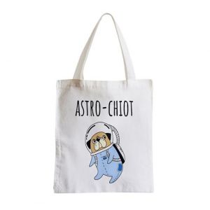 Grand sac pour shopping Astro chiot chien de