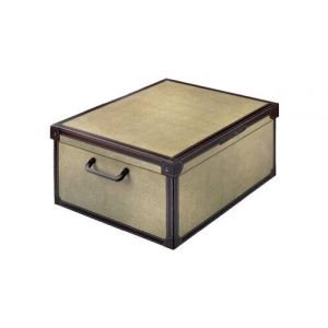 Kanguru bo&icirc;te de rangement baulotto tapirus en carton recyclable pour ranger v&ecirc;tements, armoire, joutes, brun grand/large dimension 50 x 40 x 24