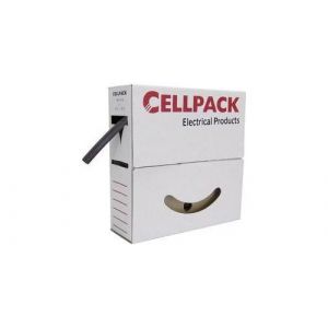 Gaine thermor&eacute;tractable sans colle 2:1 CellPack 127027 noir &Oslash; avant retreint: 1.60 mm 15 m